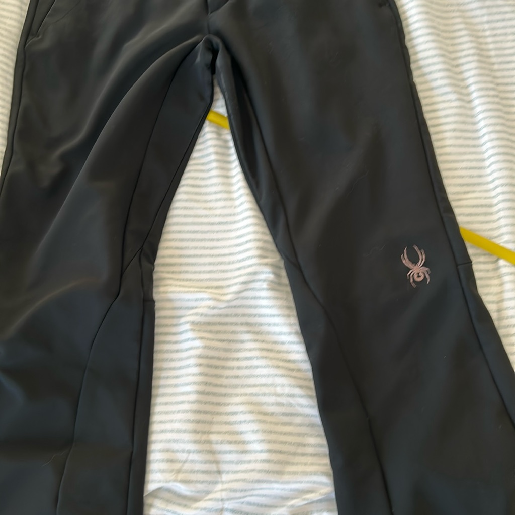 Spider Ski Snow Thermizax Waterproof Pants Black Women's 6 Dermizax